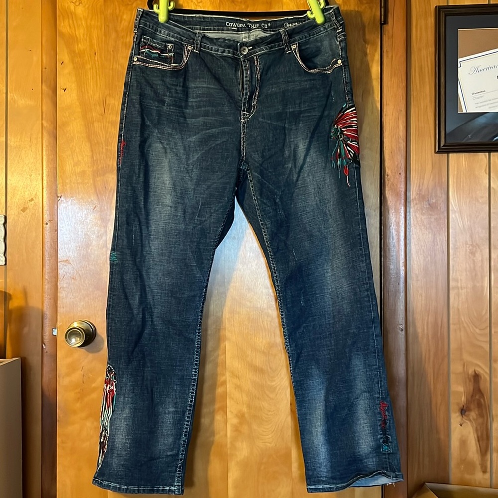 Cowgirl Tuff Dreamcatcher Jeans, size 40
